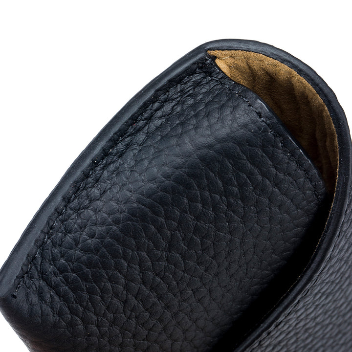 LuxeClip Genuine Leather Glasses Case - Sleek & Portable