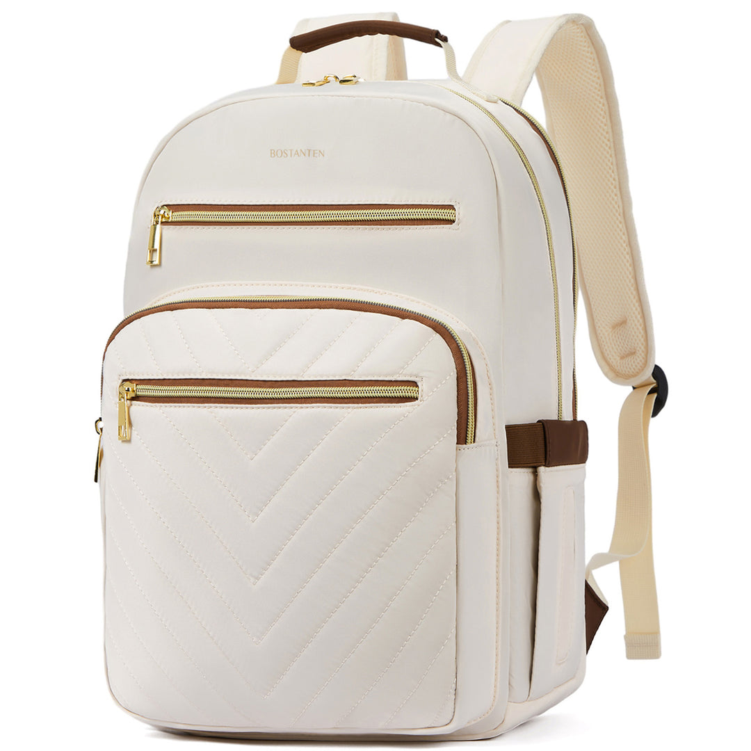Minoru Quilted Patchwork 15.6“ Laptop Backpack