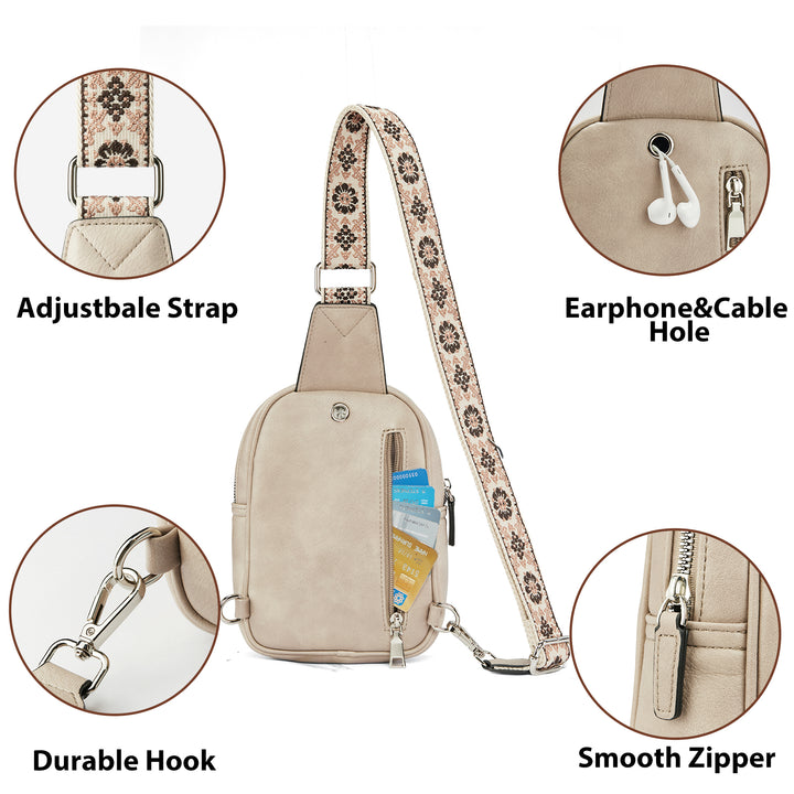 Aurora Anti-Theft Bohemian Shoulder Strap Crossbody Bag
