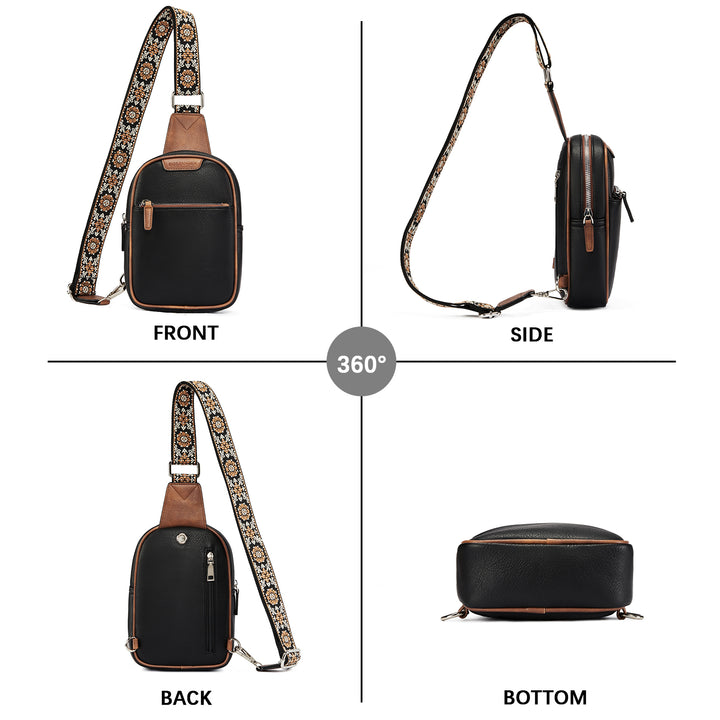 Aurora Anti-Theft Bohemian Shoulder Strap Crossbody Bag