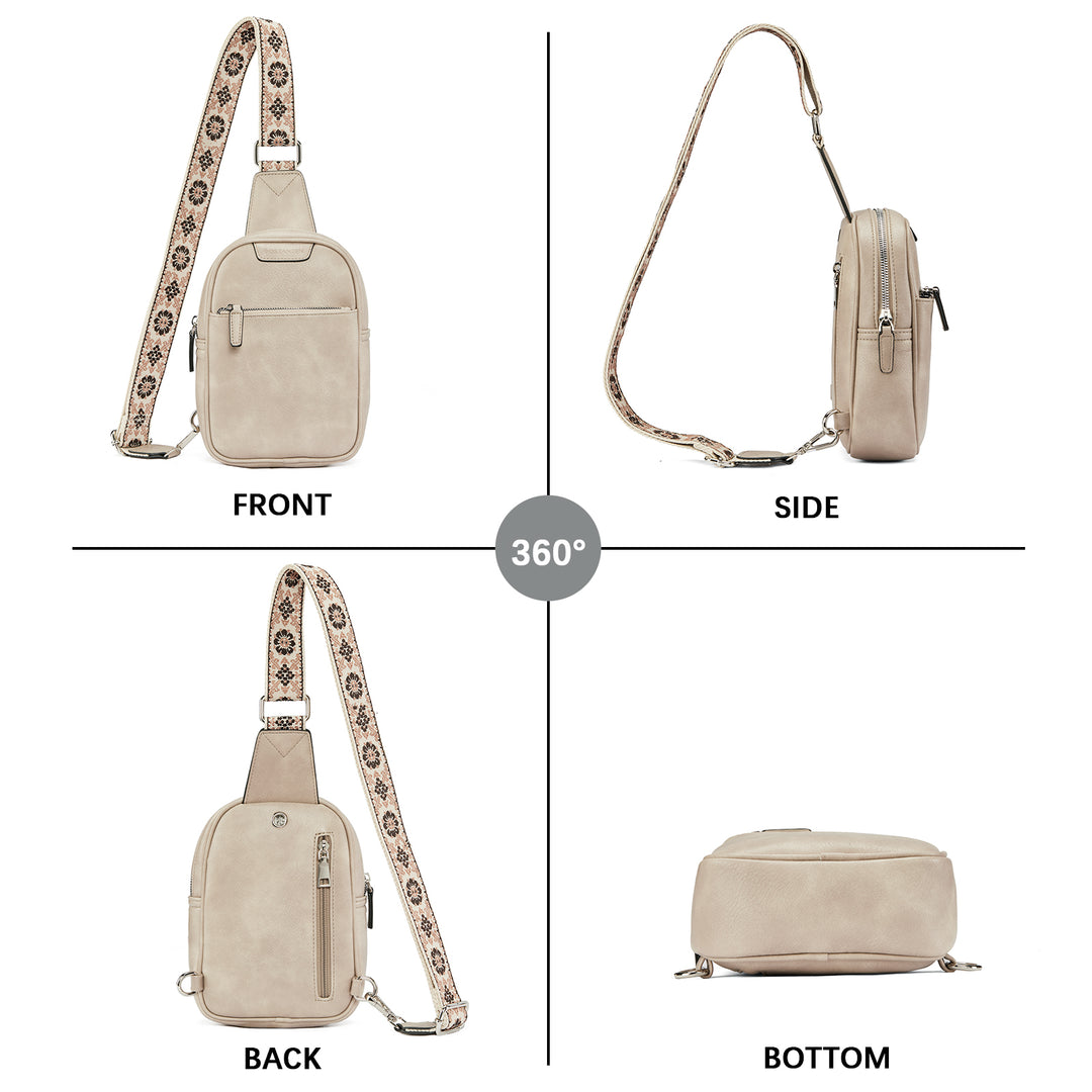 Aurora Anti-Theft Bohemian Shoulder Strap Crossbody Bag