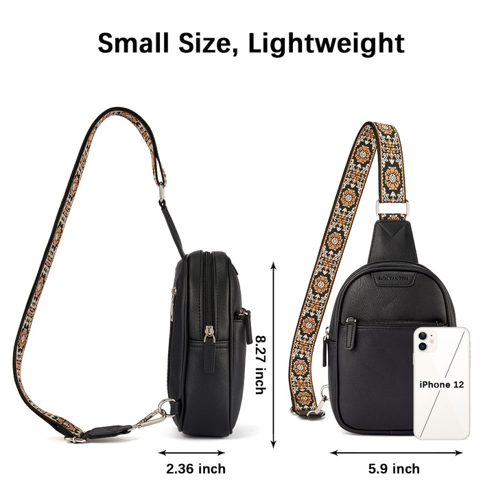 Aurora Anti-Theft Bohemian Shoulder Strap Crossbody Bag