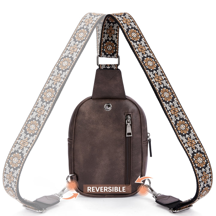 Aurora Anti-Theft Bohemian Shoulder Strap Crossbody Bag