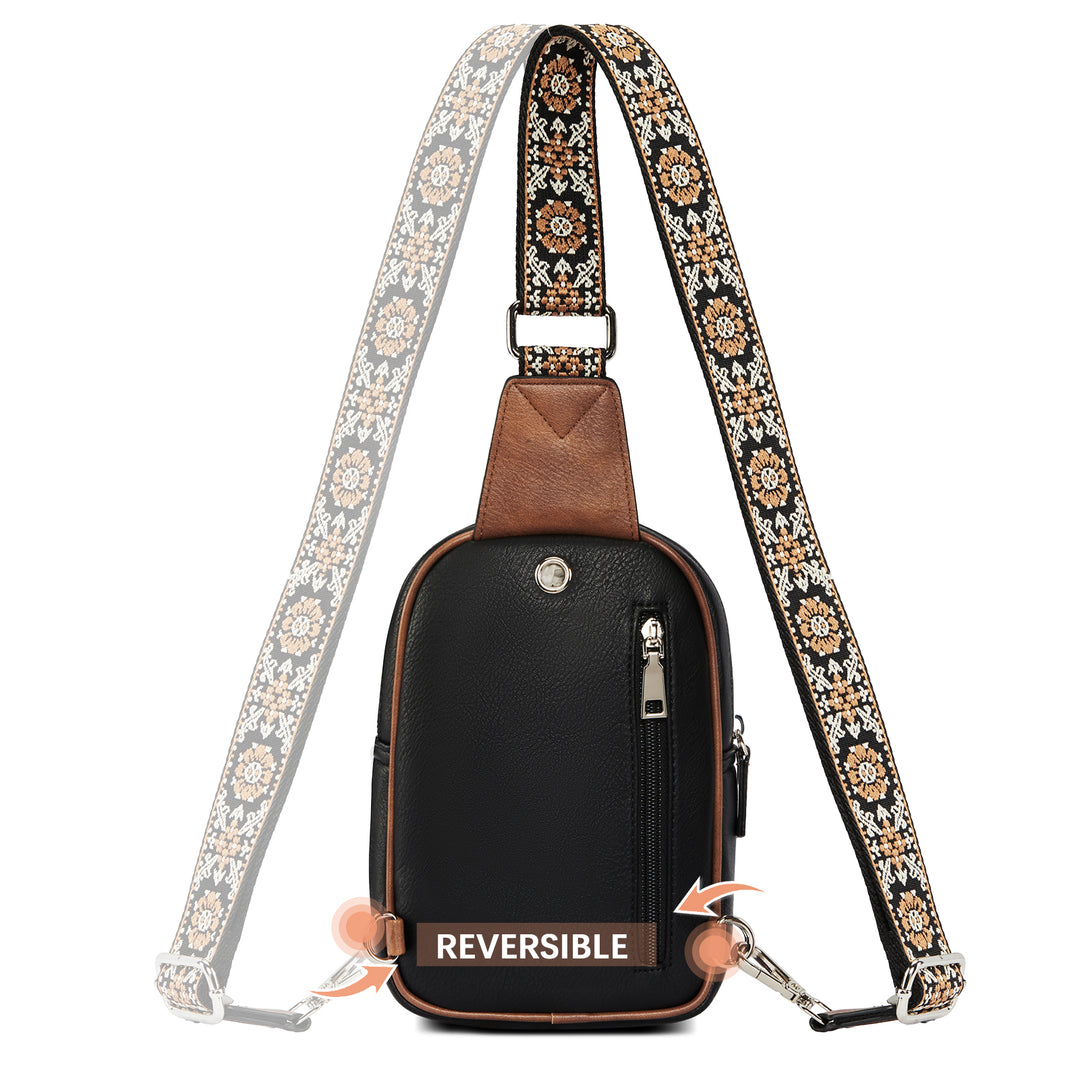 Aurora Anti-Theft Bohemian Shoulder Strap Crossbody Bag