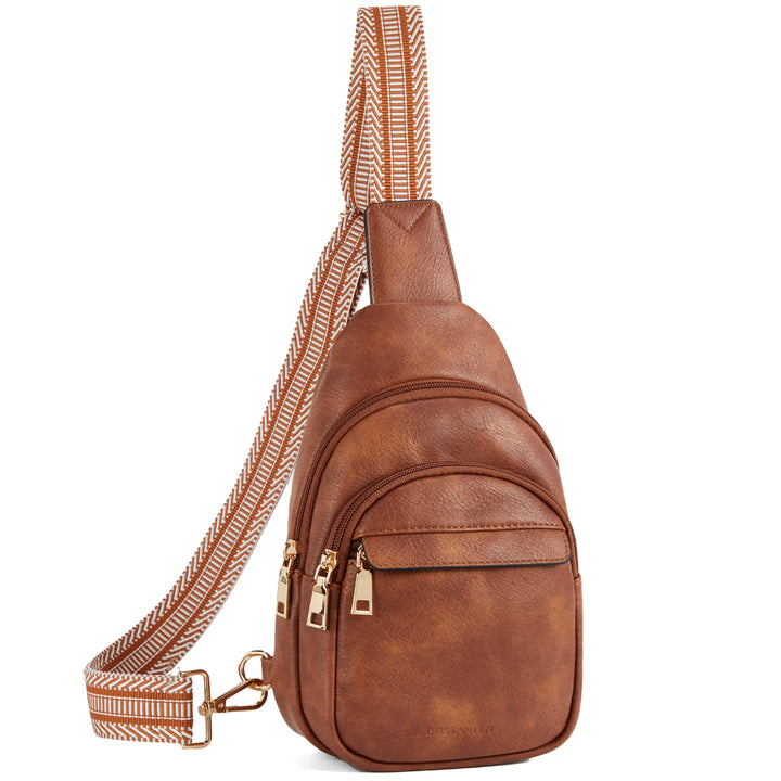 Aurora Beige Street Casual Trapeze Sling Bag