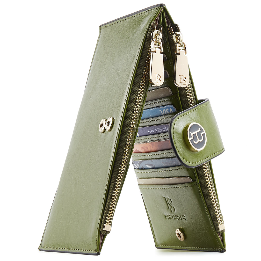 Lomy Leather Slim Wallet — Bifold Purse
