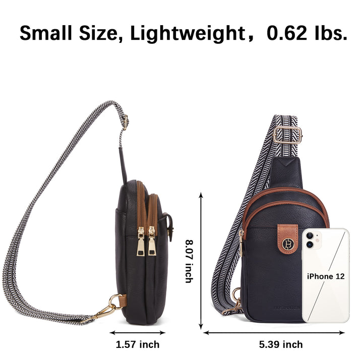 Arrio Reversible Strap Women's Leather Leather Sling Bag