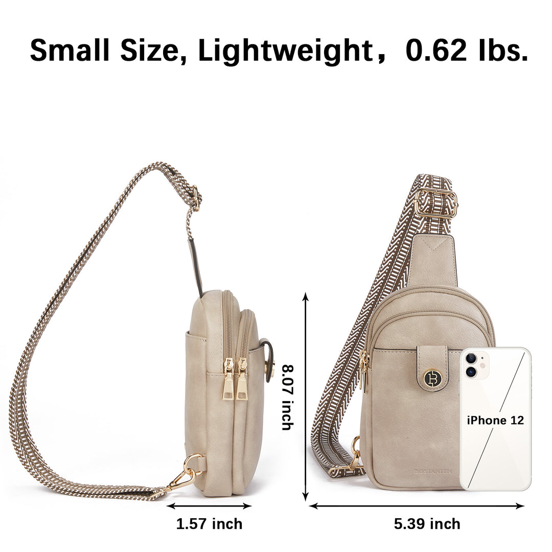 Arrio Reversible Strap Women's Leather Leather Sling Bag