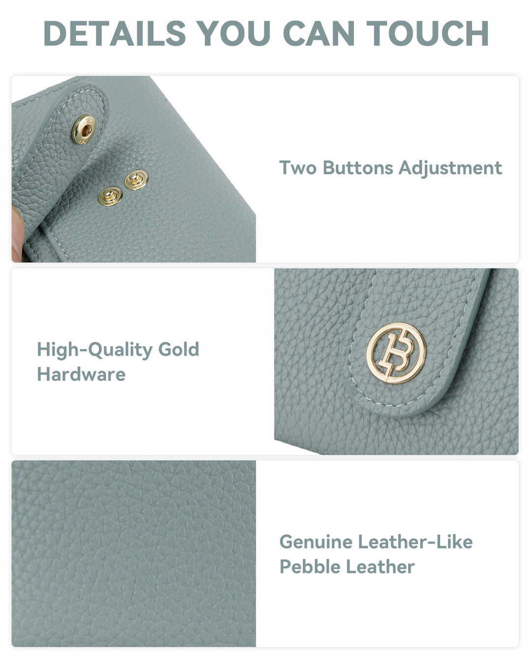 Lomy Slim Bifold Wallet – RFID Card Holder with Double Snap Closure