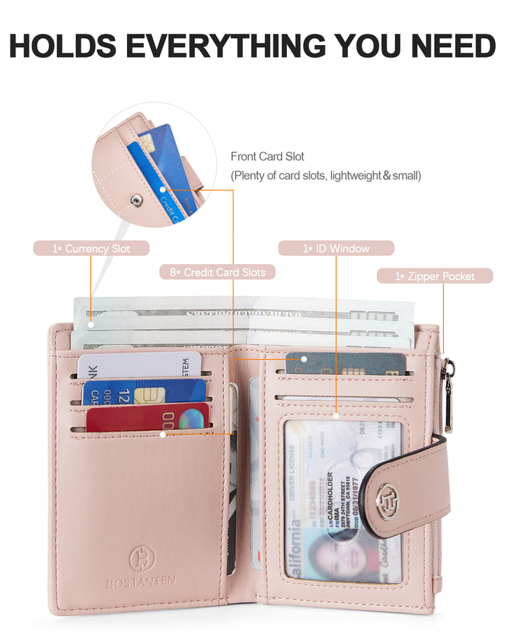 Luna Quilted Colorblock Leather Wallet - Secure RFID