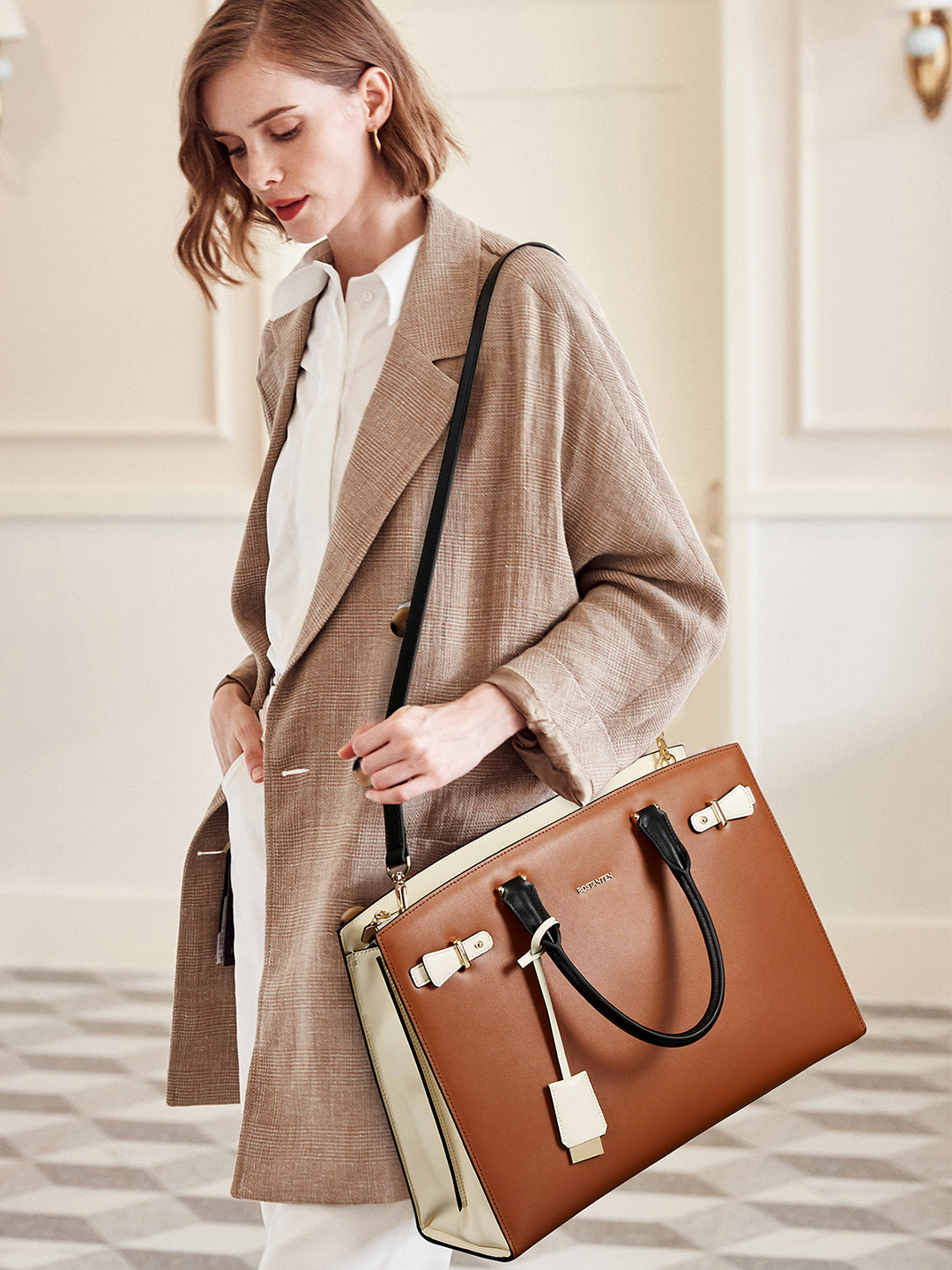 Mizuki Classic Leather Briefcase