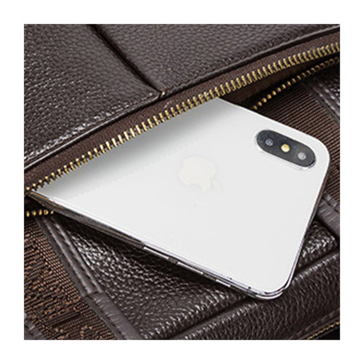 Royal Retro Designer Vertical Leather Crossbody Bag