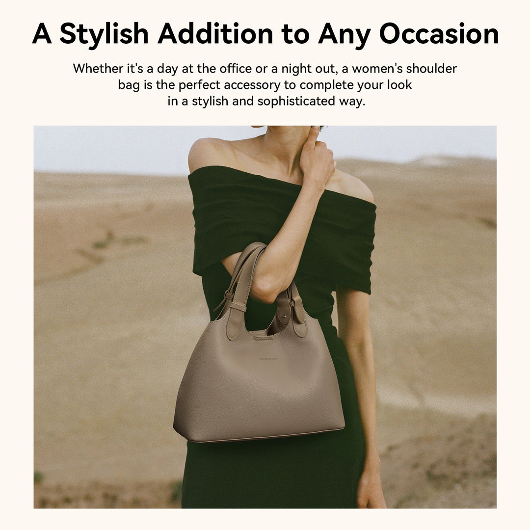CLAIRE Soft Leather Slouchy Hobo with Adjustable Shoulder Strap