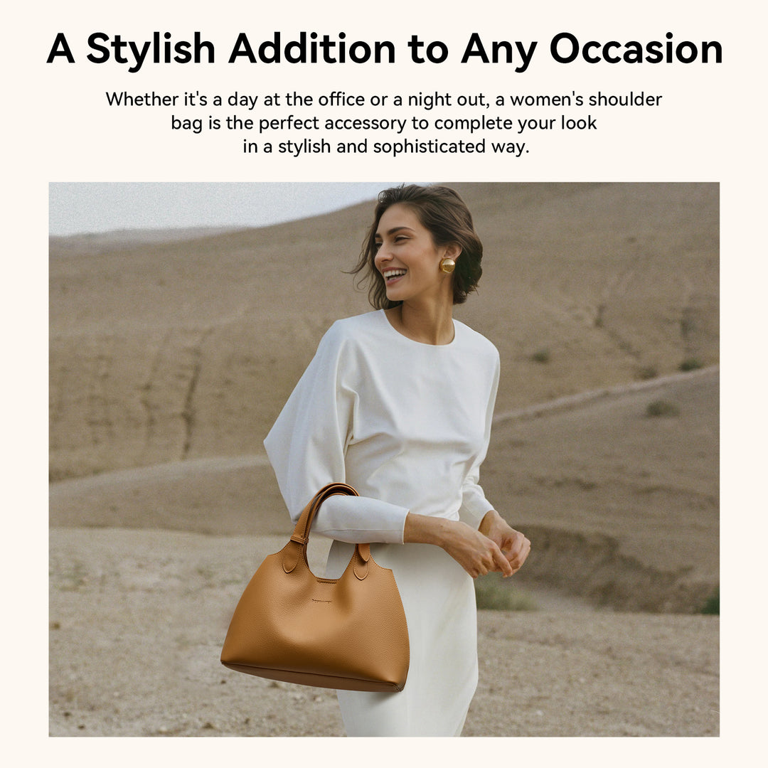 CLAIRE Soft Leather Slouchy Hobo with Adjustable Shoulder Strap