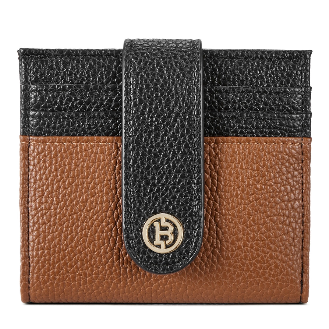 Lomy Slim Bifold Wallet – RFID Card Holder with Double Snap Closure
