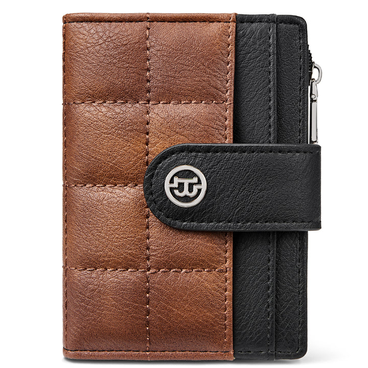 Luna Quilted Colorblock Leather Wallet - Secure RFID