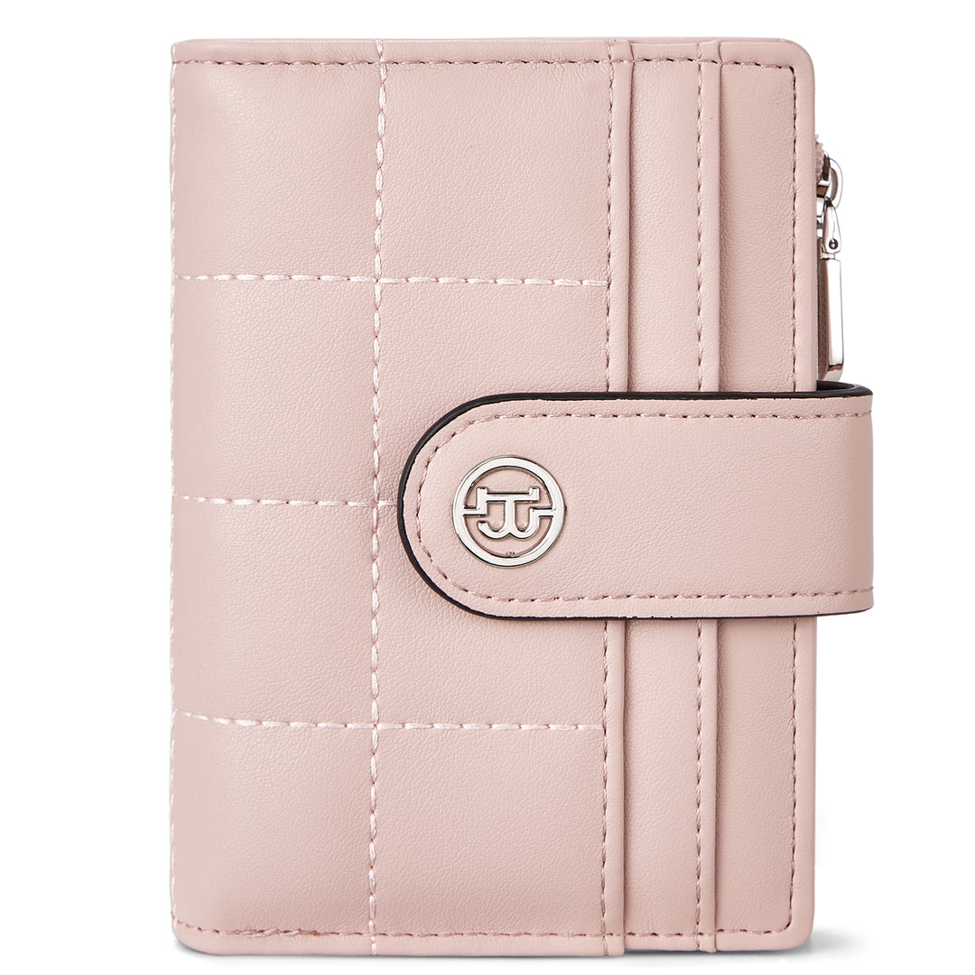 Luna Quilted Colorblock Leather Wallet - Secure RFID