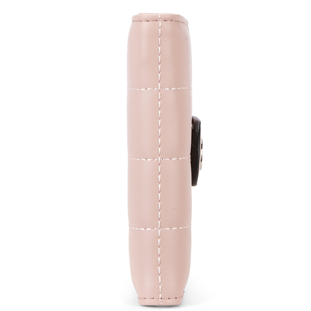Luna Quilted Colorblock Leather Wallet - Secure RFID