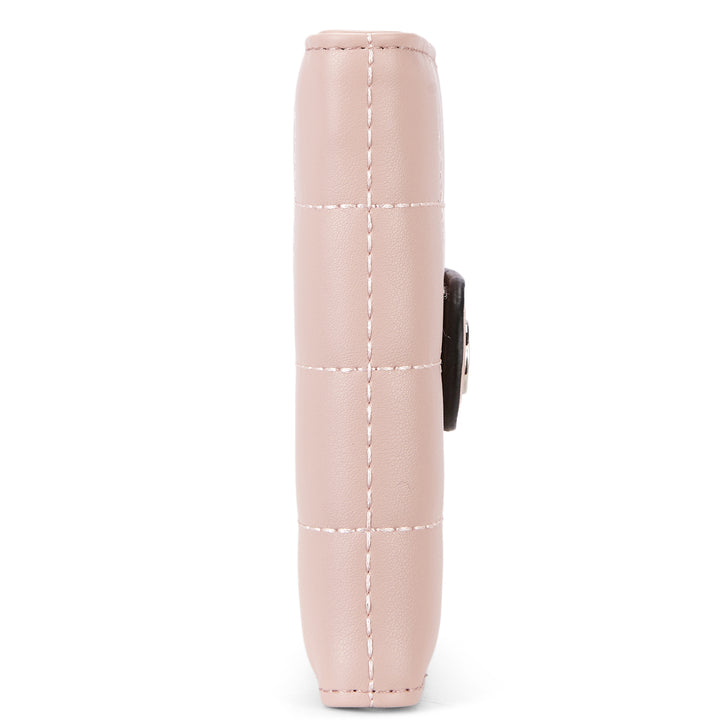 Luna Quilted Colorblock Leather Wallet - Secure RFID