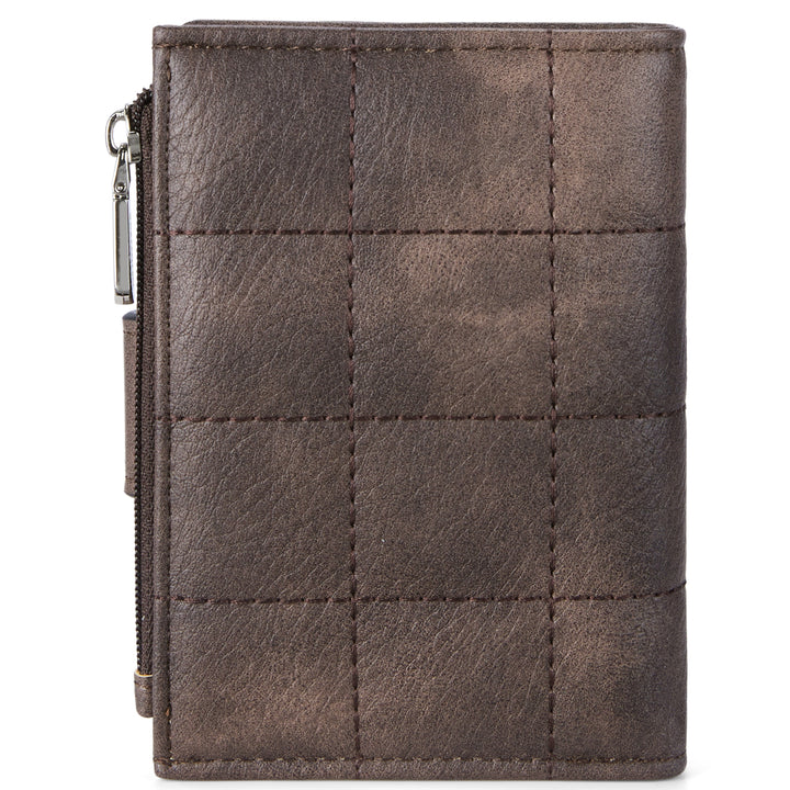Luna Quilted Colorblock Leather Wallet - Secure RFID