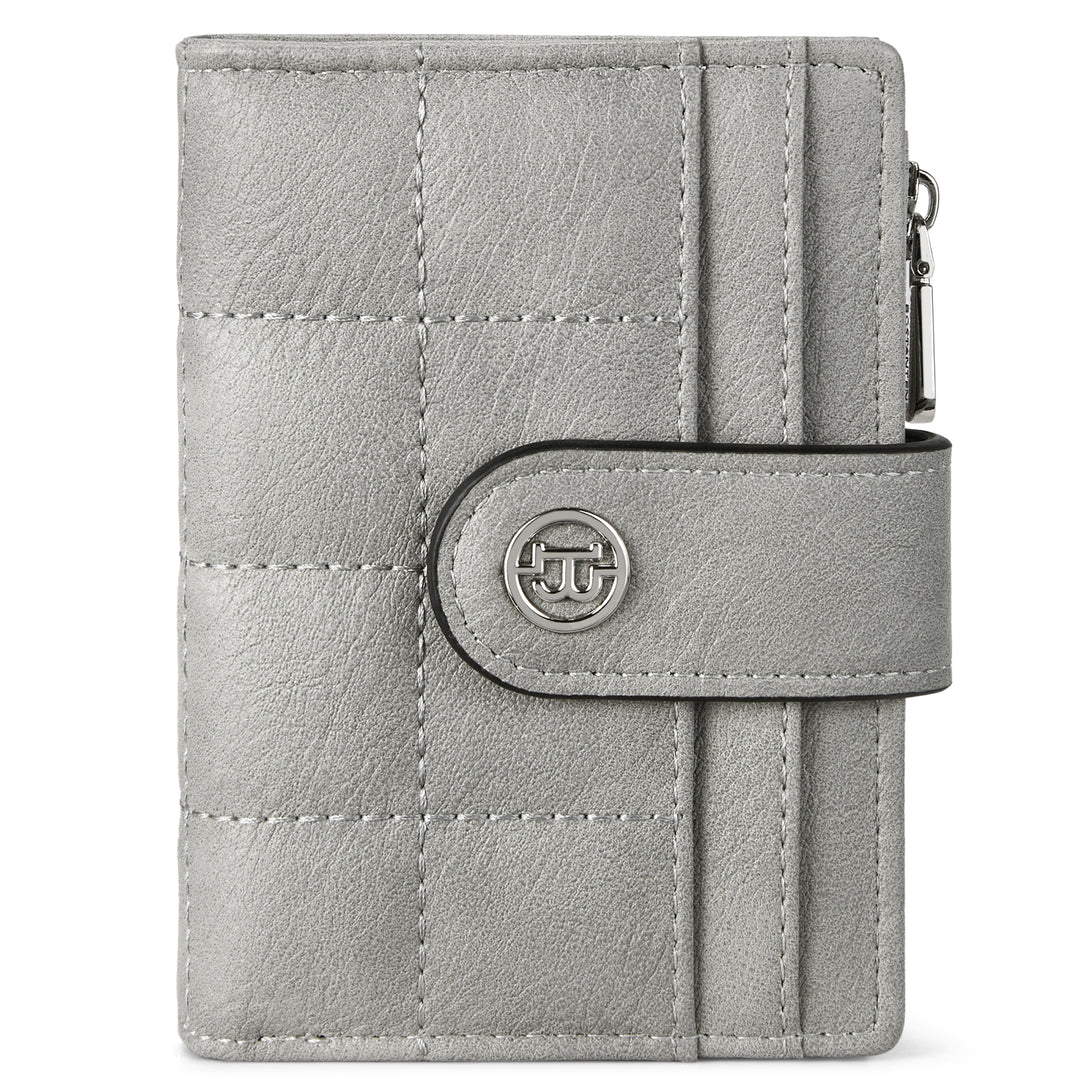 Luna Quilted Colorblock Leather Wallet - Secure RFID