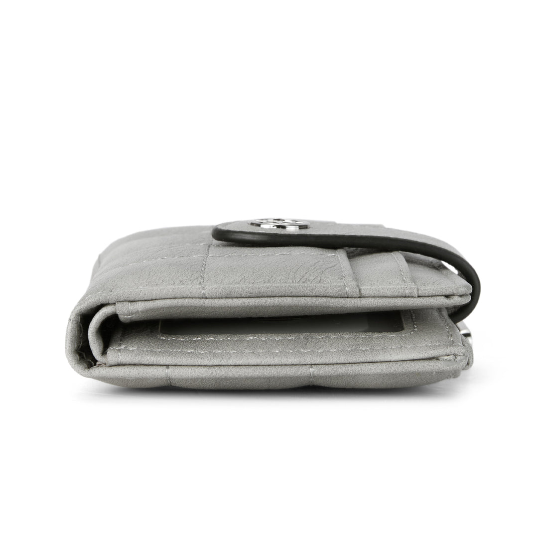 Luna Quilted Colorblock Leather Wallet - Secure RFID