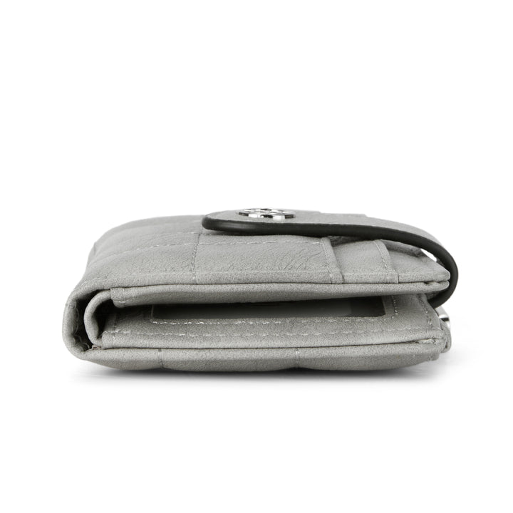 Luna Quilted Colorblock Leather Wallet - Secure RFID