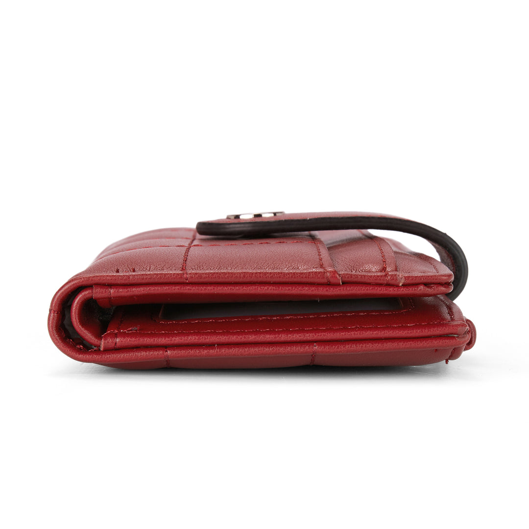 Luna Quilted Colorblock Leather Wallet - Secure RFID