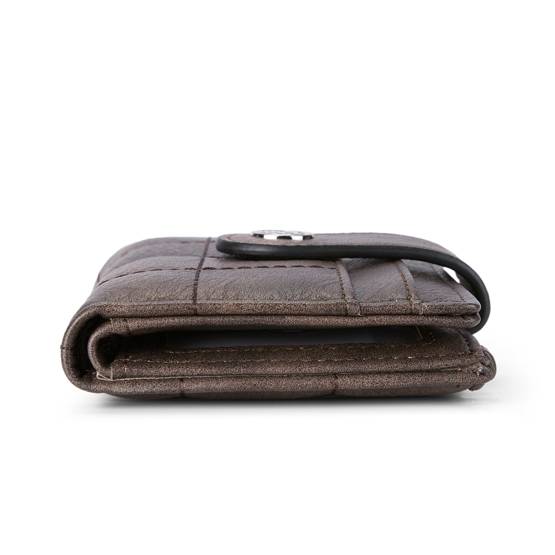 Luna Quilted Colorblock Leather Wallet - Secure RFID