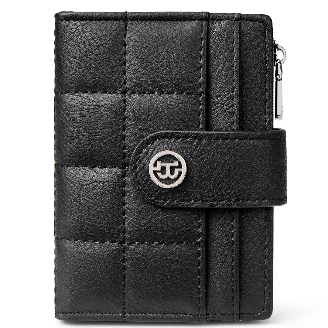 Luna Quilted Colorblock Leather Wallet - Secure RFID