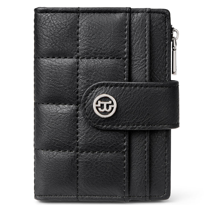 Luna Quilted Colorblock Leather Wallet - Secure RFID
