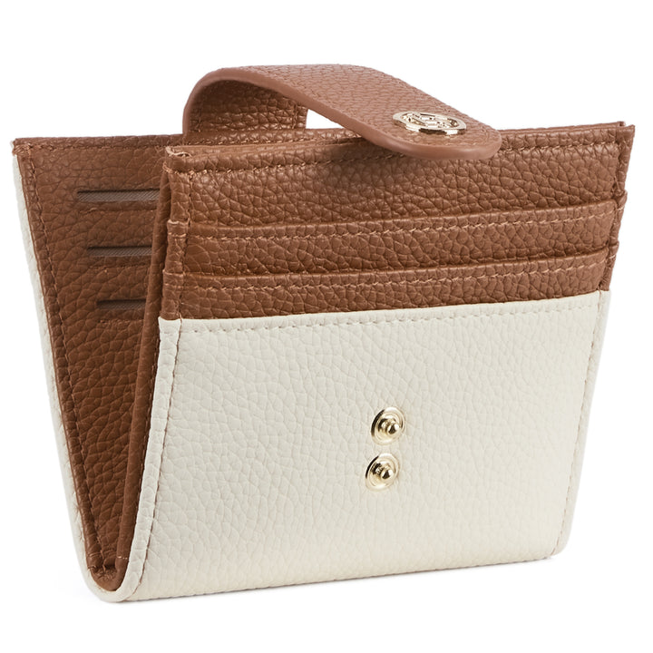 Lomy Slim Bifold Wallet – RFID Card Holder with Double Snap Closure