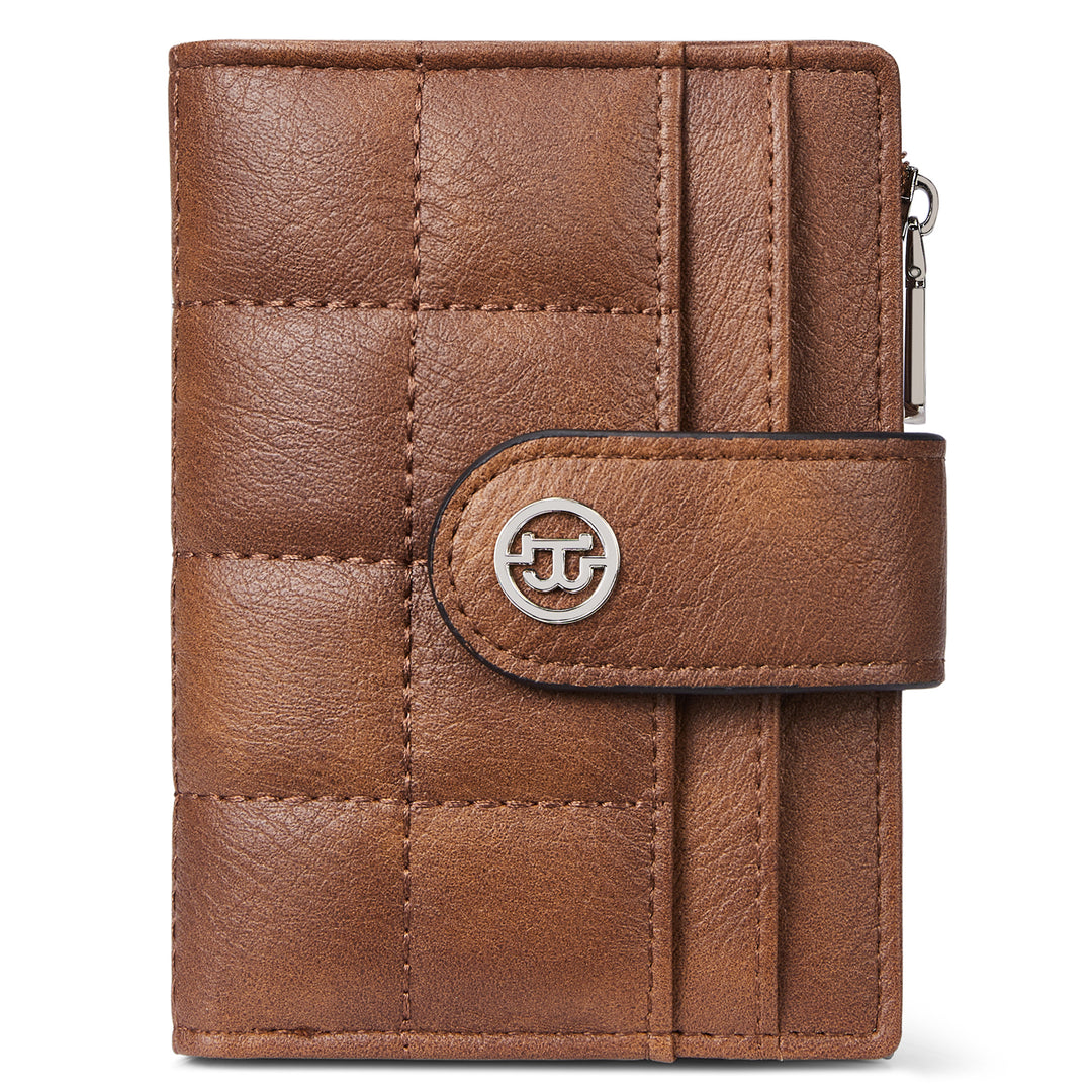 Luna Quilted Colorblock Leather Wallet - Secure RFID