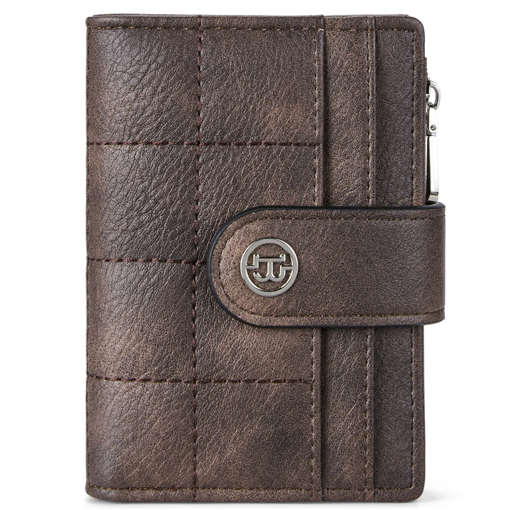 Luna Quilted Colorblock Leather Wallet - Secure RFID