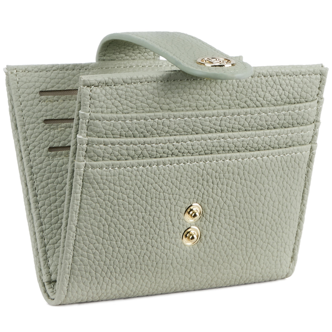 Lomy Slim Bifold Wallet – RFID Card Holder with Double Snap Closure