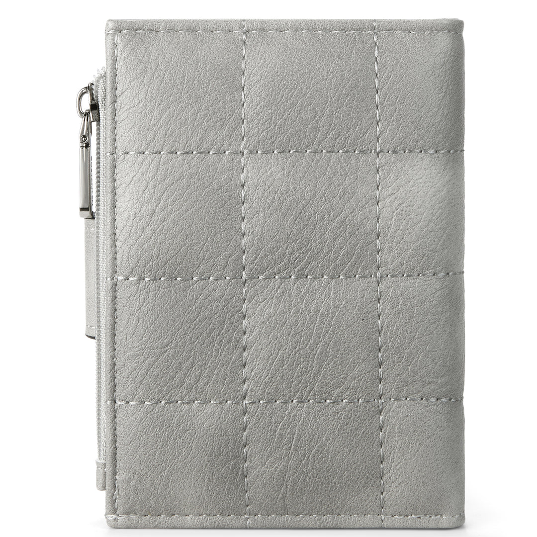 Luna Quilted Colorblock Leather Wallet - Secure RFID