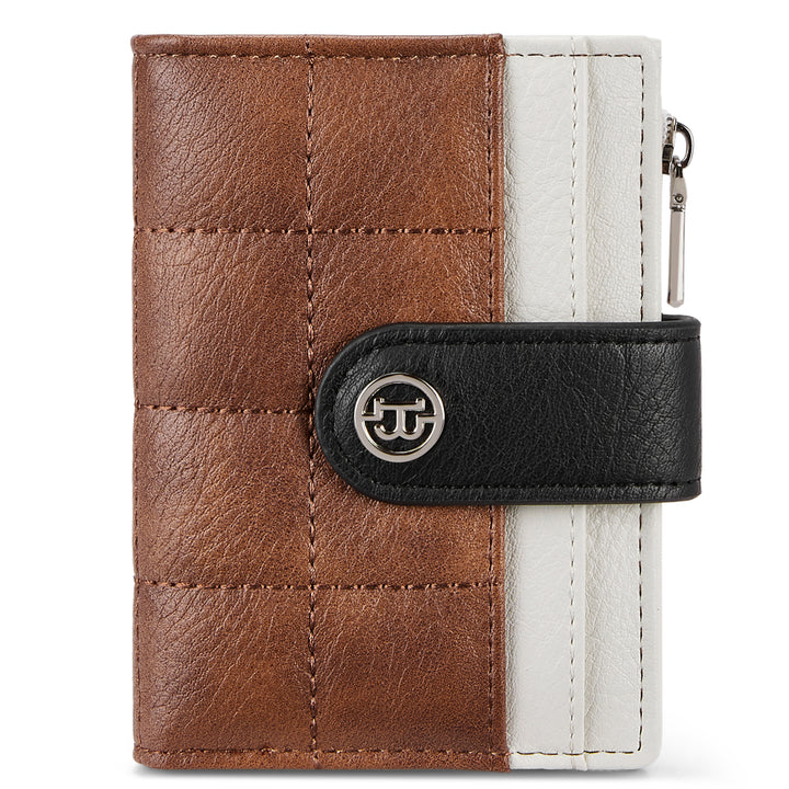 Luna Quilted Colorblock Leather Wallet - Secure RFID
