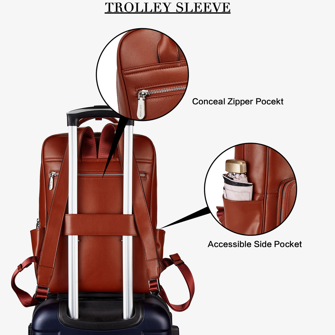 Caramel Womens Casual Backpack