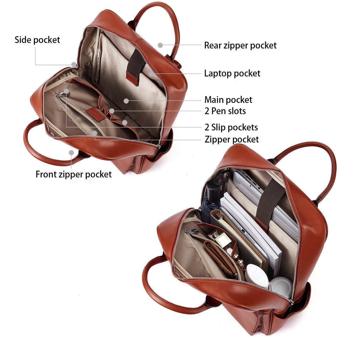 Caramel Womens Casual Backpack