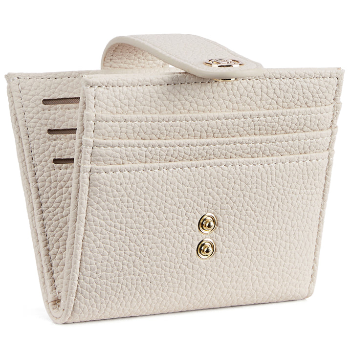 Lomy Slim Bifold Wallet – RFID Card Holder with Double Snap Closure