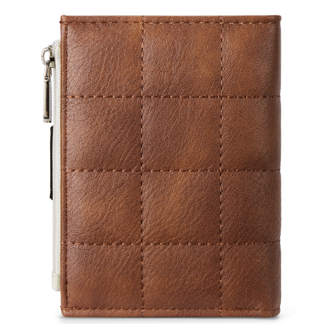 Luna Quilted Colorblock Leather Wallet - Secure RFID