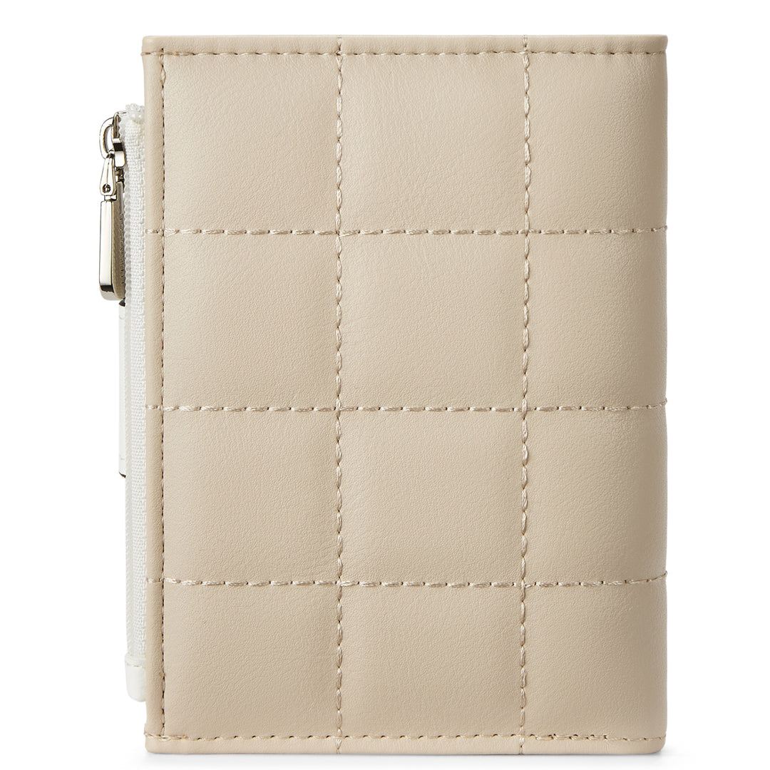 Luna Quilted Colorblock Leather Wallet - Secure RFID