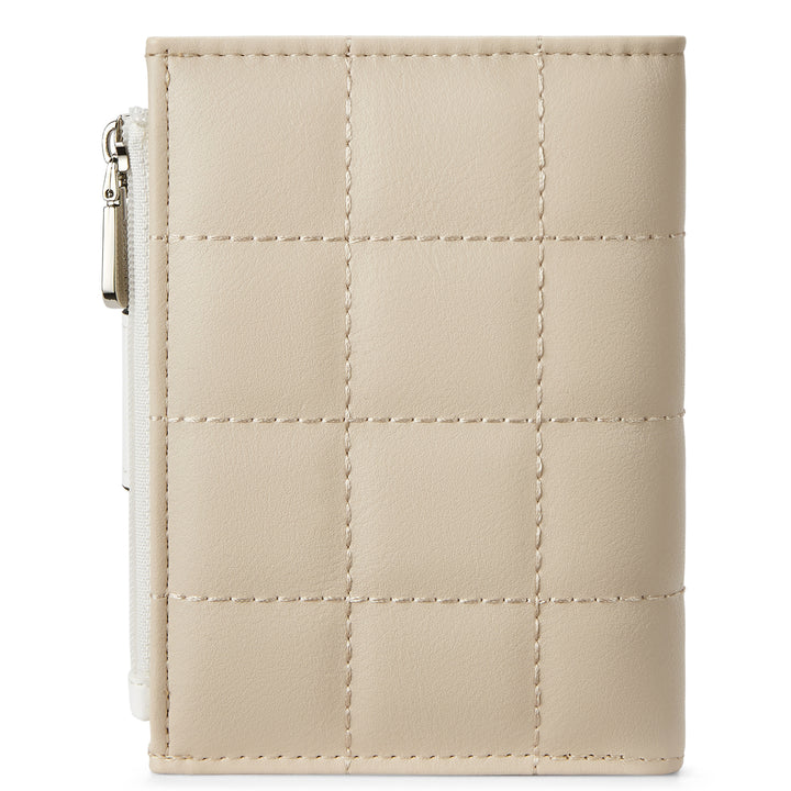 Luna Quilted Colorblock Leather Wallet - Secure RFID