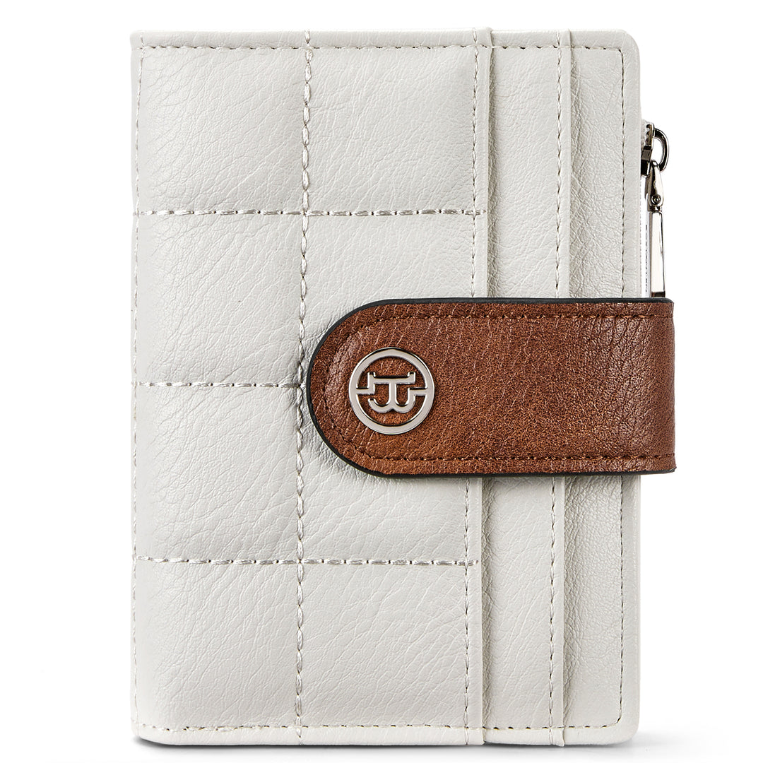 Luna Quilted Colorblock Leather Wallet - Secure RFID