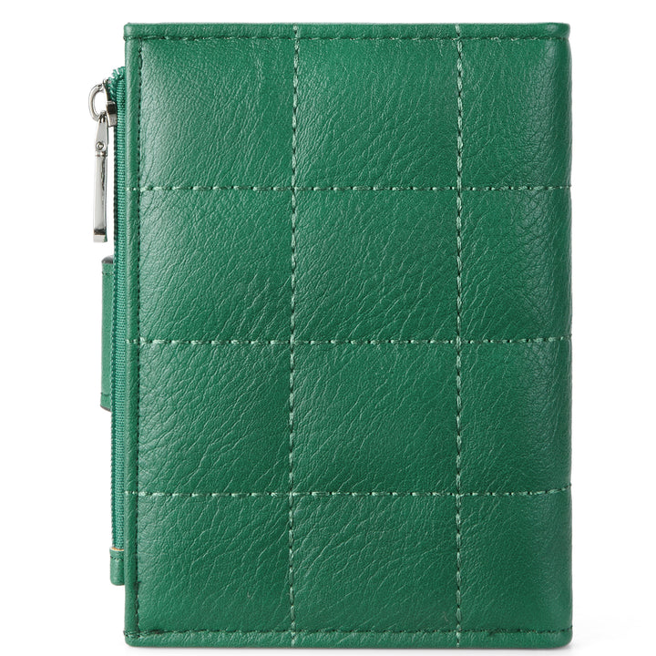 Luna Quilted Colorblock Leather Wallet - Secure RFID