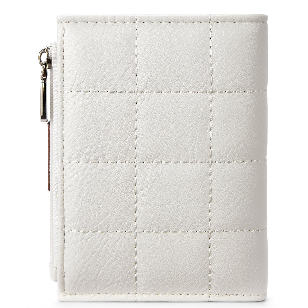 Luna Quilted Colorblock Leather Wallet - Secure RFID