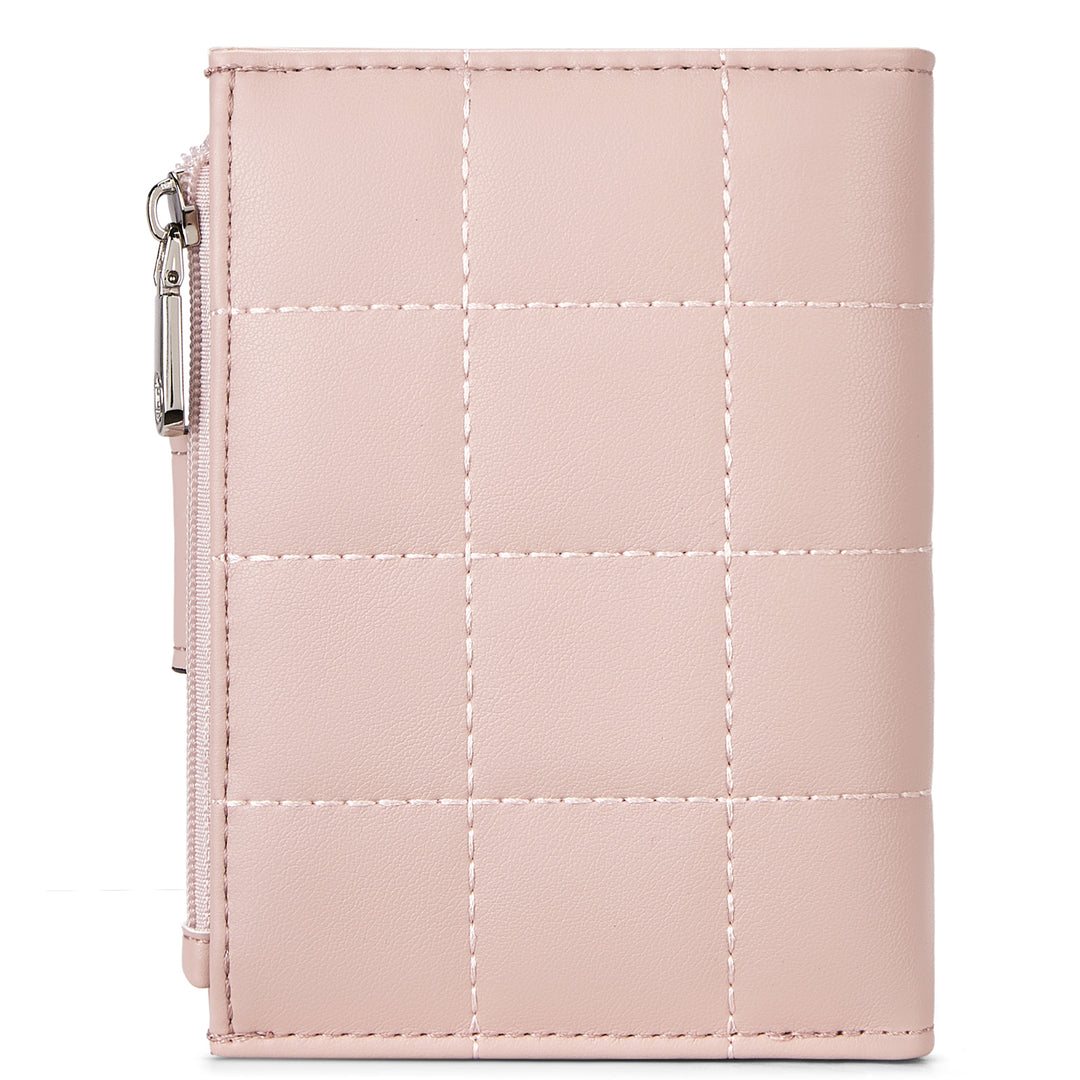 Luna Quilted Colorblock Leather Wallet - Secure RFID