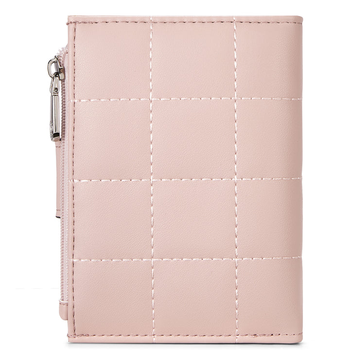 Luna Quilted Colorblock Leather Wallet - Secure RFID
