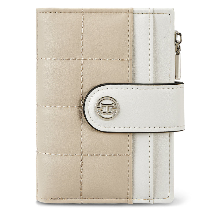 Luna Quilted Colorblock Leather Wallet - Secure RFID