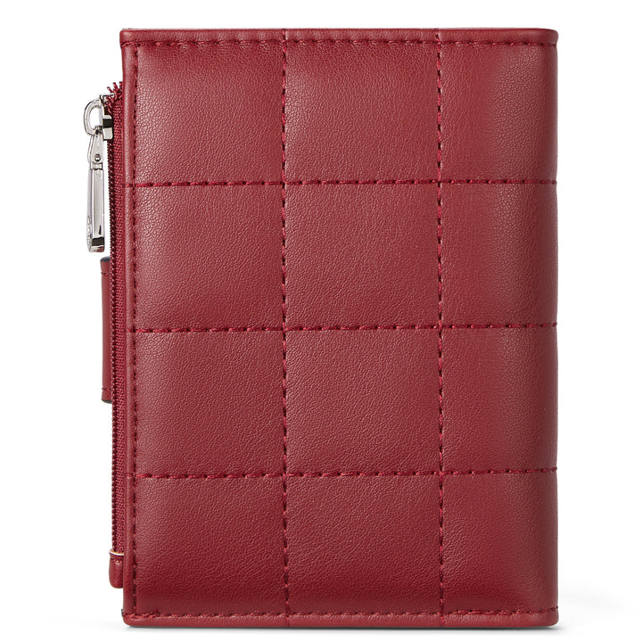 Luna Quilted Colorblock Leather Wallet - Secure RFID